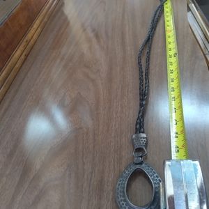 Vintage woven leather belt